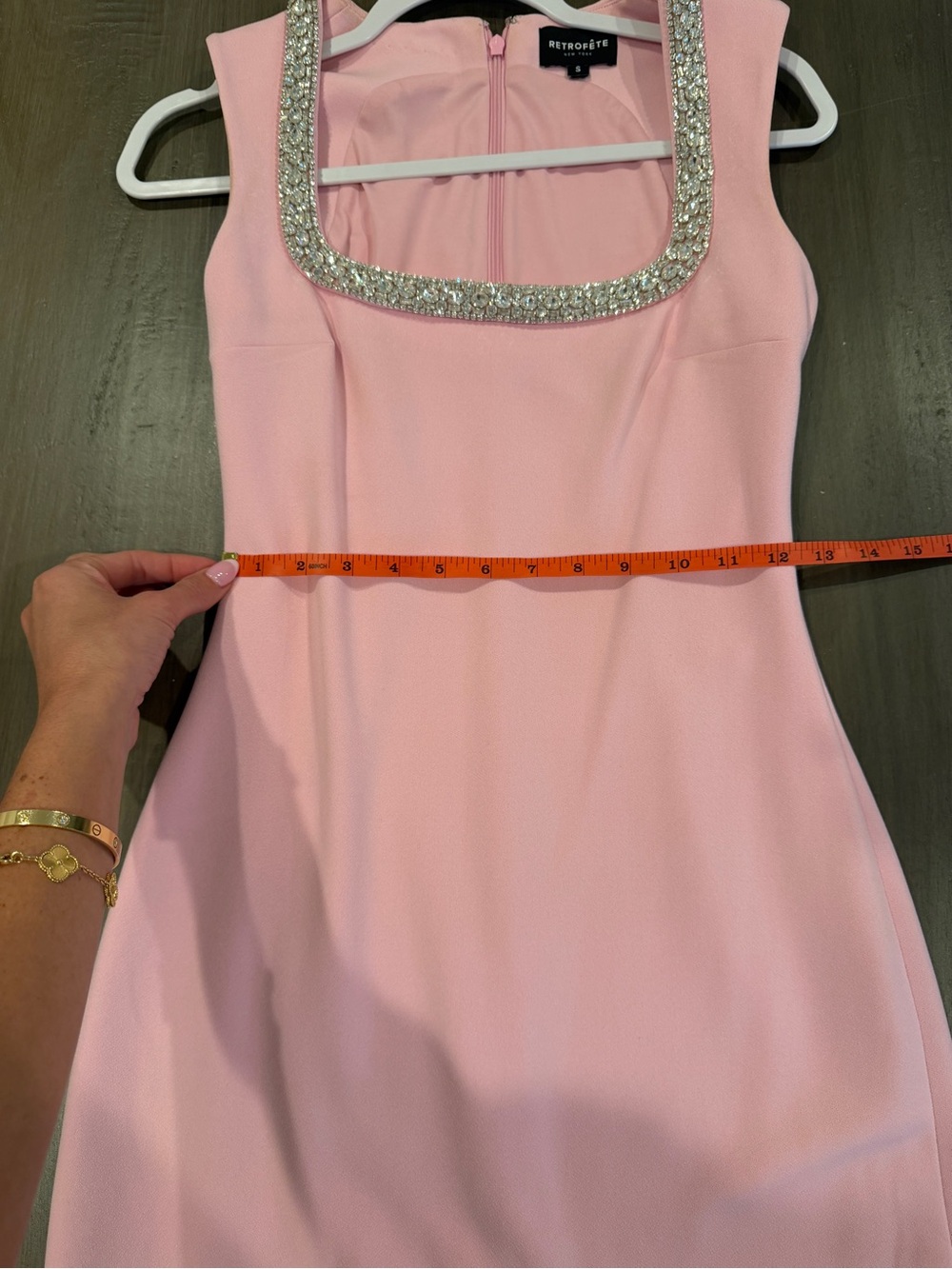 Retrofete BEXLEY EMBELLISHED DRESS - Picture 10 of 11